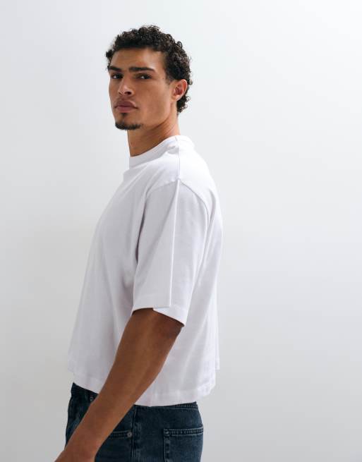 COLLUSION zware boxy T-shirt in wit, 5 van 5