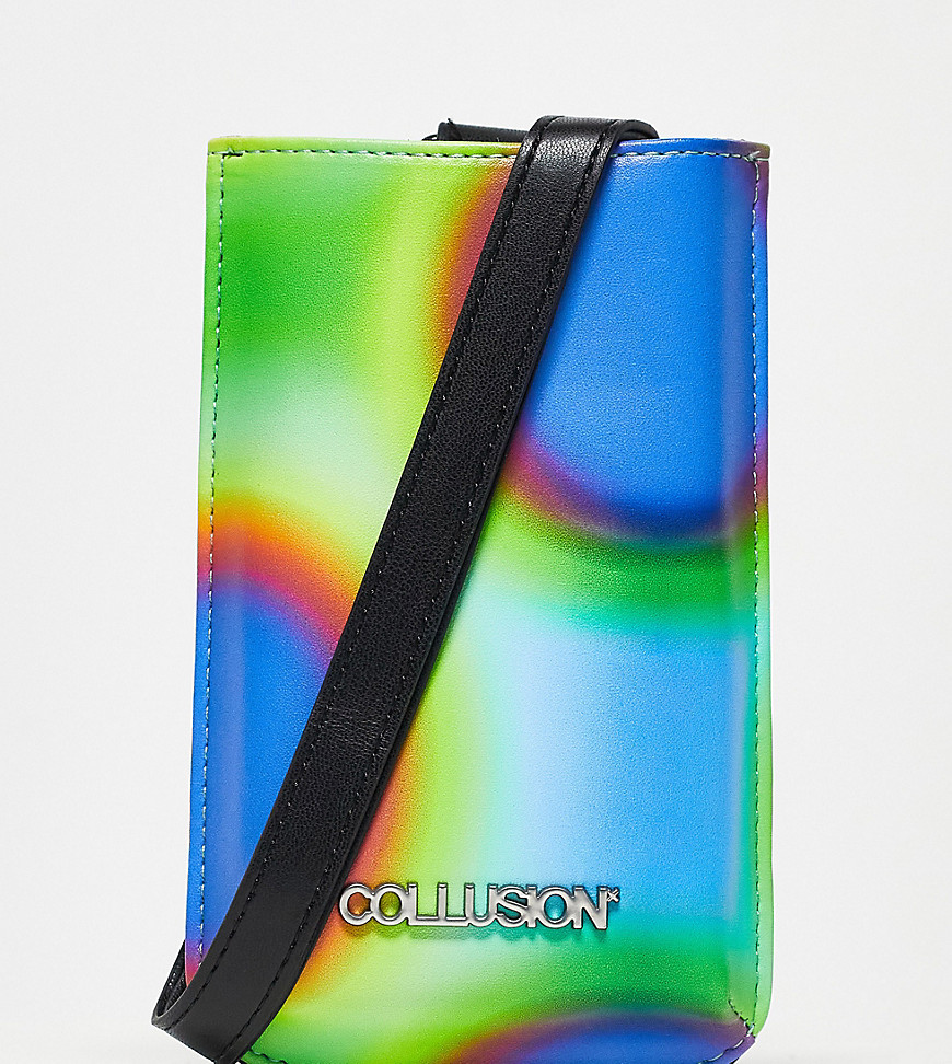 Collusion COLLUSON Unisex phone holder with print-Multi