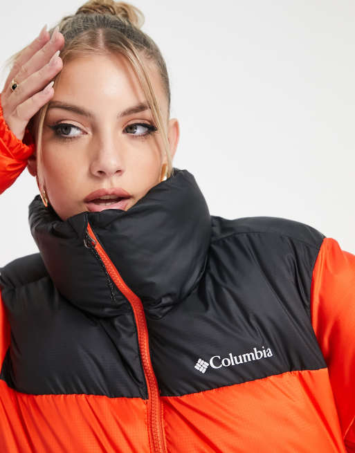 Colombia – Puffect – Svart och röd pufferjacka, endast hos ASOS, 2 av 4