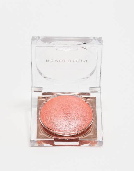 Colorete Beam Bright de Revolution: Tono Peach Pop