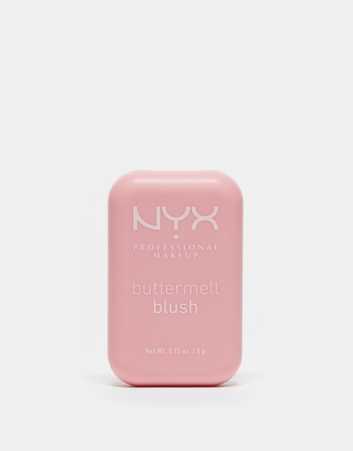 Colorete Buttermelt de NYX Professional Makeup: Tono Butta Together, 2 de 4