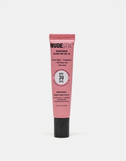 Colorete con FPS 30 Nudescreen de NUDESTIX: Tono Pink Sunrise