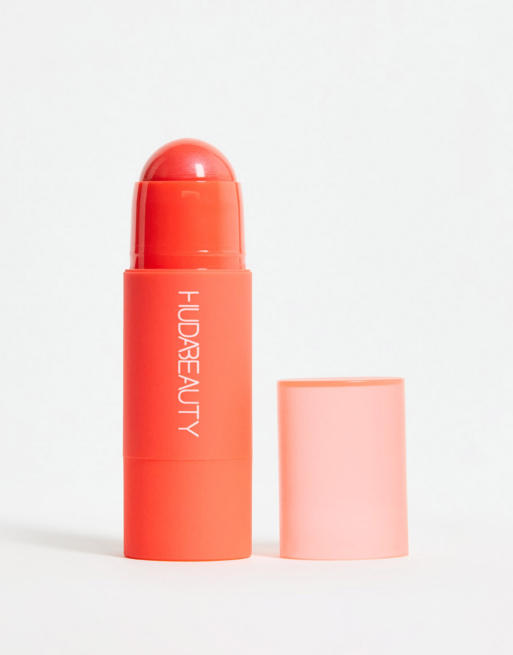 Colorete en barra Cheeky Tint de Huda Beauty: Tono Coral Cutie