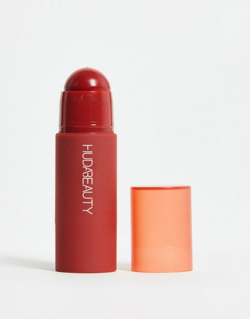 Colorete en barra Cheeky Tint de Huda Beauty: Tono Rebel Red