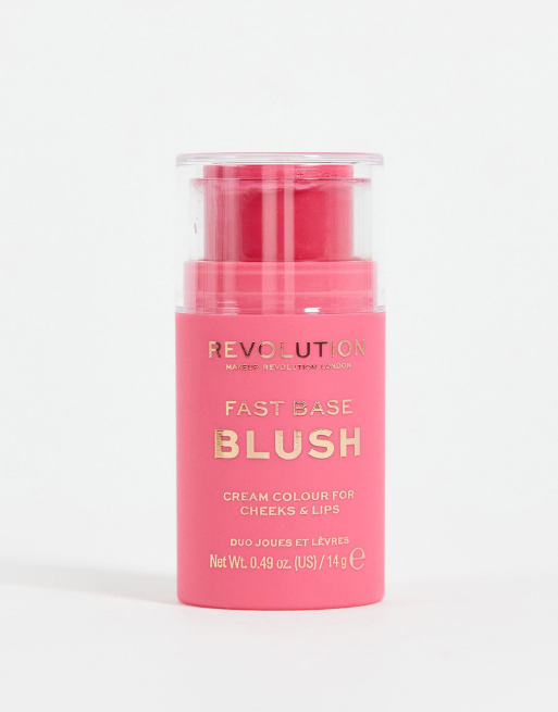 Colorete en barra Fast Base de Revolution: Tono Rose
