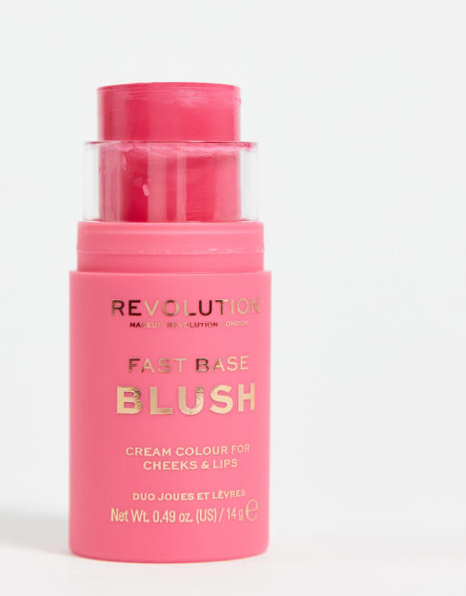 Colorete en barra Fast Base de Revolution: Tono Rose, 2 de 4