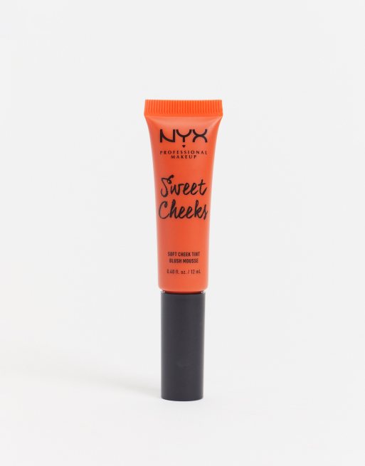 Colorete en crema de color suave Sweet Cheeks de NYX Professional Makeup: Tono Almost Famous