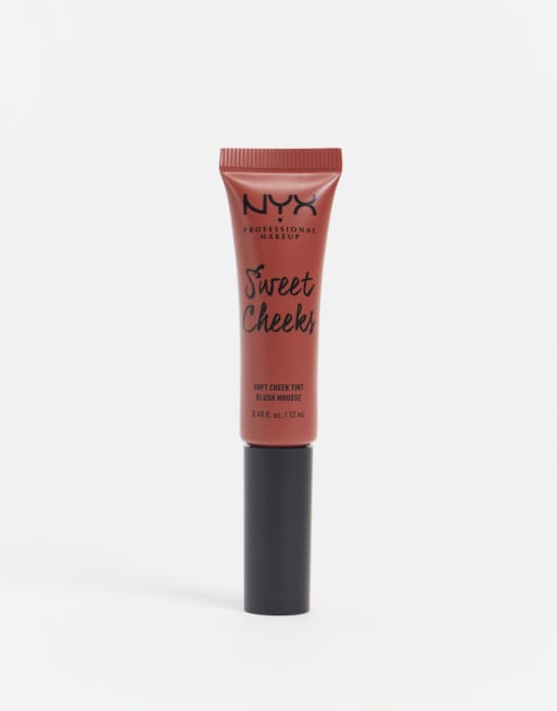 Colorete en crema de color suave Sweet Cheeks de NYX Professional Makeup: Tono Bombshell