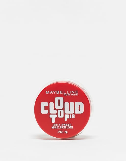 Colorete en mousse para mejillas y labios Cloudtopia de Maybelline: Tono 3 Divine Crimson