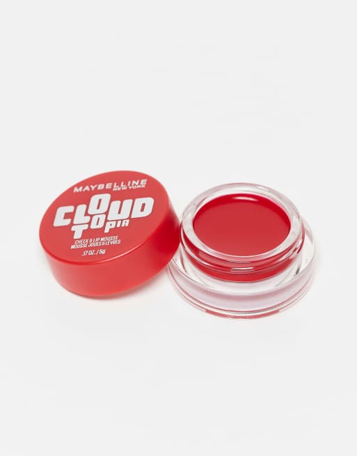 Colorete en mousse para mejillas y labios Cloudtopia de Maybelline: Tono 3 Divine Crimson, 2 de 4