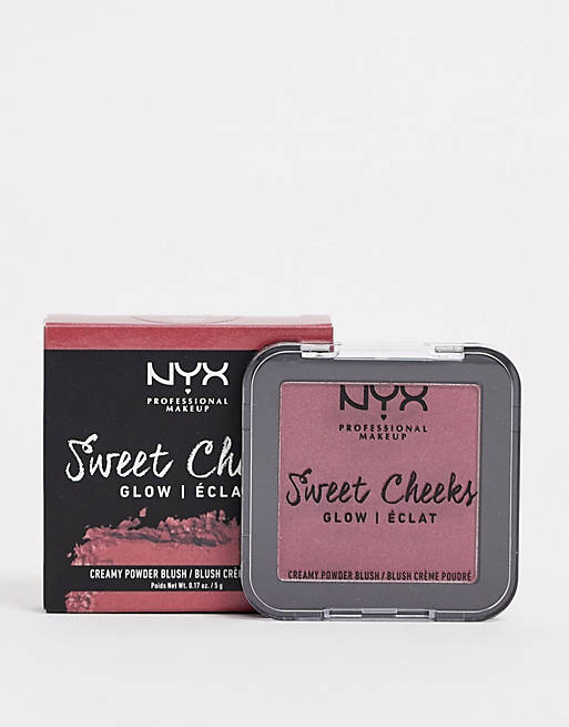 Colorete en polvo Blush Glow de NYX Professional Makeup - Red Riot