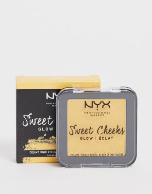 Colorete en polvo Blush Glow de NYX Professional Makeup - Silence Is Golden