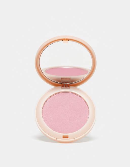 Colorete en polvo Glow Milk de The Beauty Crop: Tono Poppin Peony