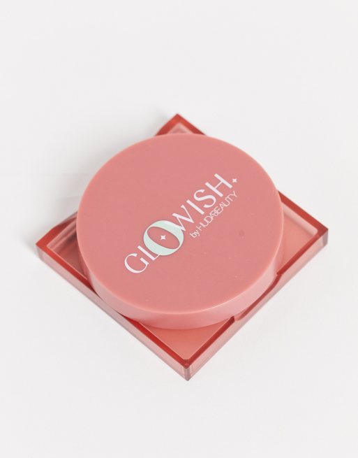 Colorete en polvo GloWish Cheeky de Huda Beauty: Tono Caring Coral, 2 de 4
