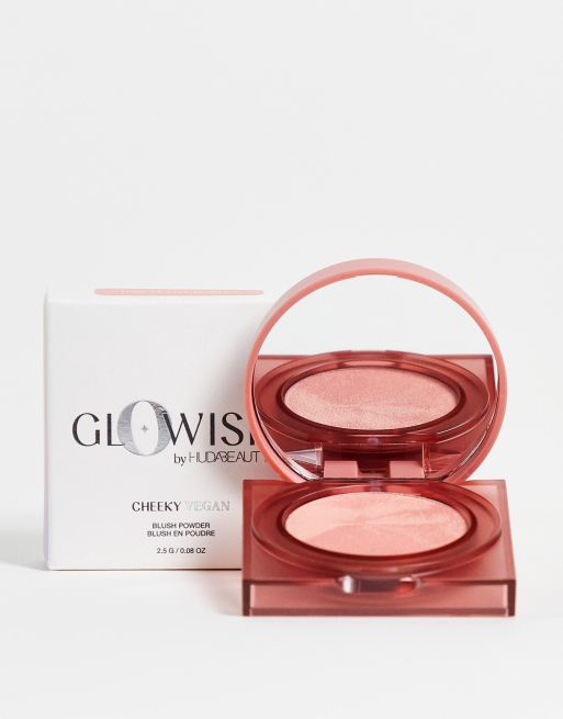 Colorete en polvo GloWish Cheeky de Huda Beauty: Tono Healthy Peach