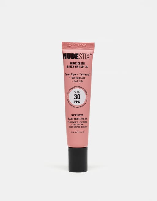 Colorete líquido con FPS 30 Nudescreen de NUDESTIX: Tono Sunny Sweet Cheeks