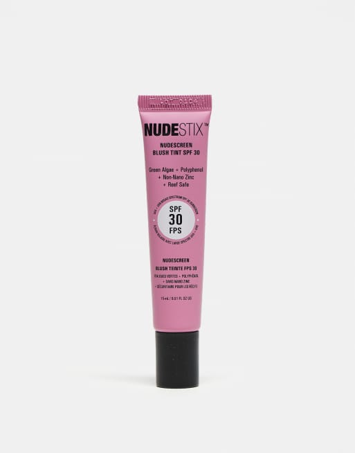 Colorete líquido con FPS 30 Nudescreen de NUDESTIX: Tono Sunset Rose