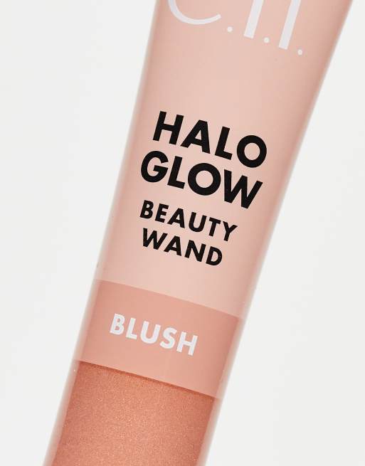 Colorete líquido Halo Glow Beauty Wand de e.l.f.: Tono Candlelit, 4 de 4