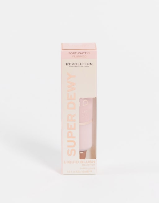 Colorete líquido Superdewy de Revolution: Tono Fortunately Flushed