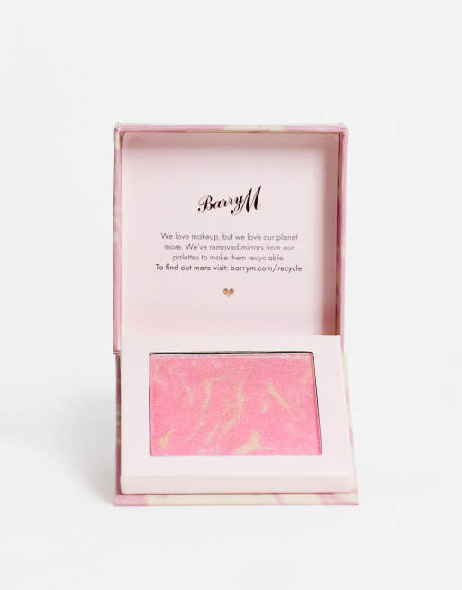 Colorete marmoleado Heatwave de Barry M: Tono Coastal 