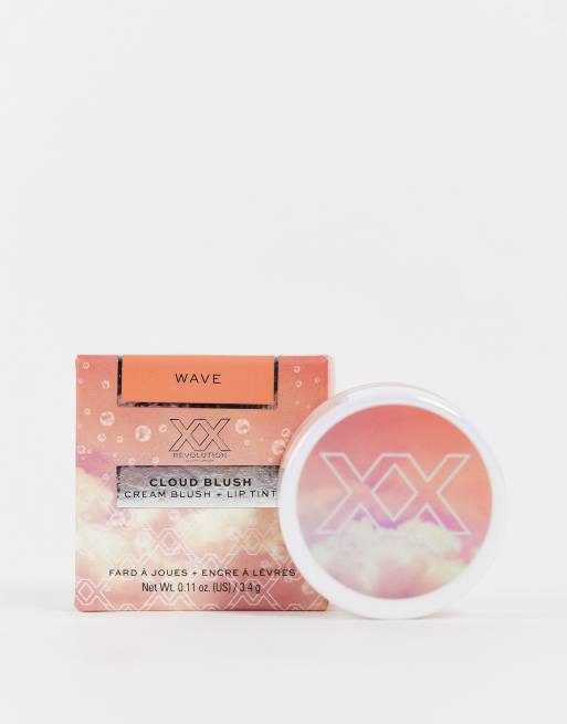 Colorete y tinte de labios Cloud Blush de XX Revolution: Tono Wave 