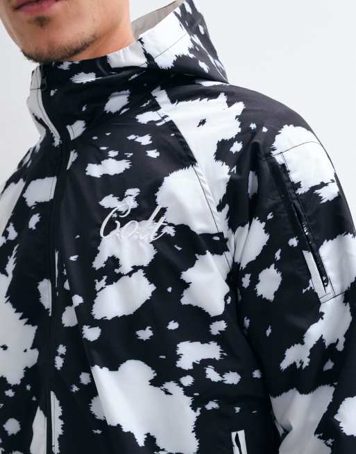 Colt drifter printed water resistant hooded windbreaker jacket in multi, 3 of 5