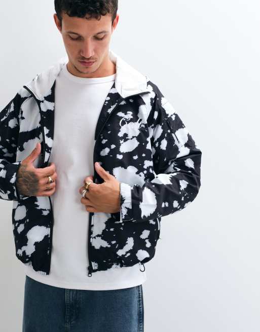 Colt drifter printed water resistant hooded windbreaker jacket in multi, 5 of 5