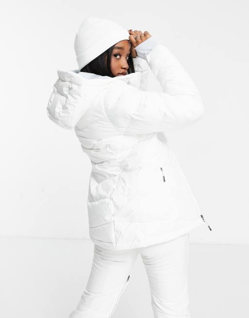 columbia abbott peak insulated jacket in white