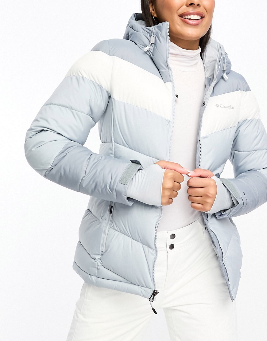 Columbia Abbott Peak insulated ski jacket in grey