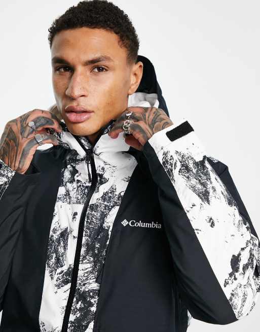 Columbia black and store white jacket