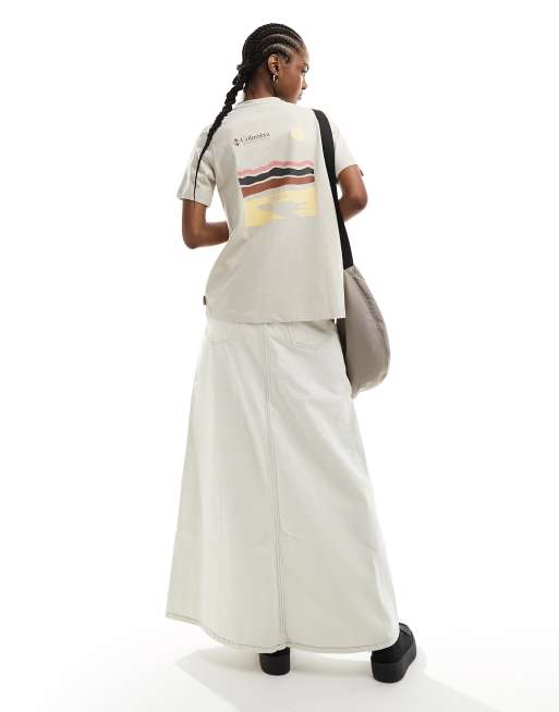 Columbia Alpine Way back print t-shirt in stone, 2 of 4