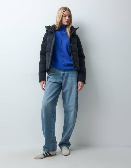Columbia Amaze Puff hooded jacket in black, 3 of 5