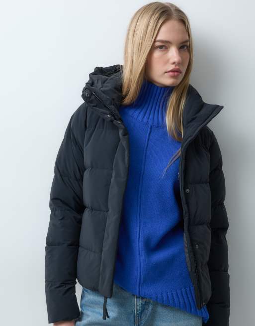 Columbia Amaze Puff hooded jacket in black, 5 of 5