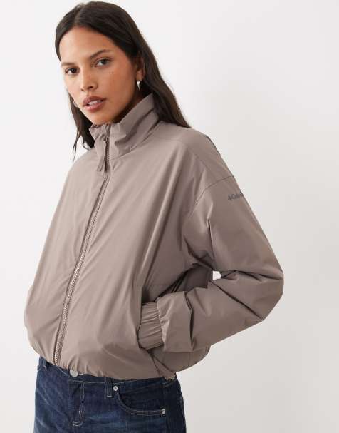 Columbia AmazeStretch insulated bomber jacket in iron - view 1