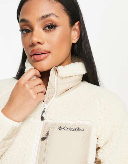 Columbia - Archer Ridge II - Giacca in pile crema con zip, 3 di 4
