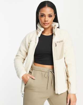 Columbia deals cream jacket