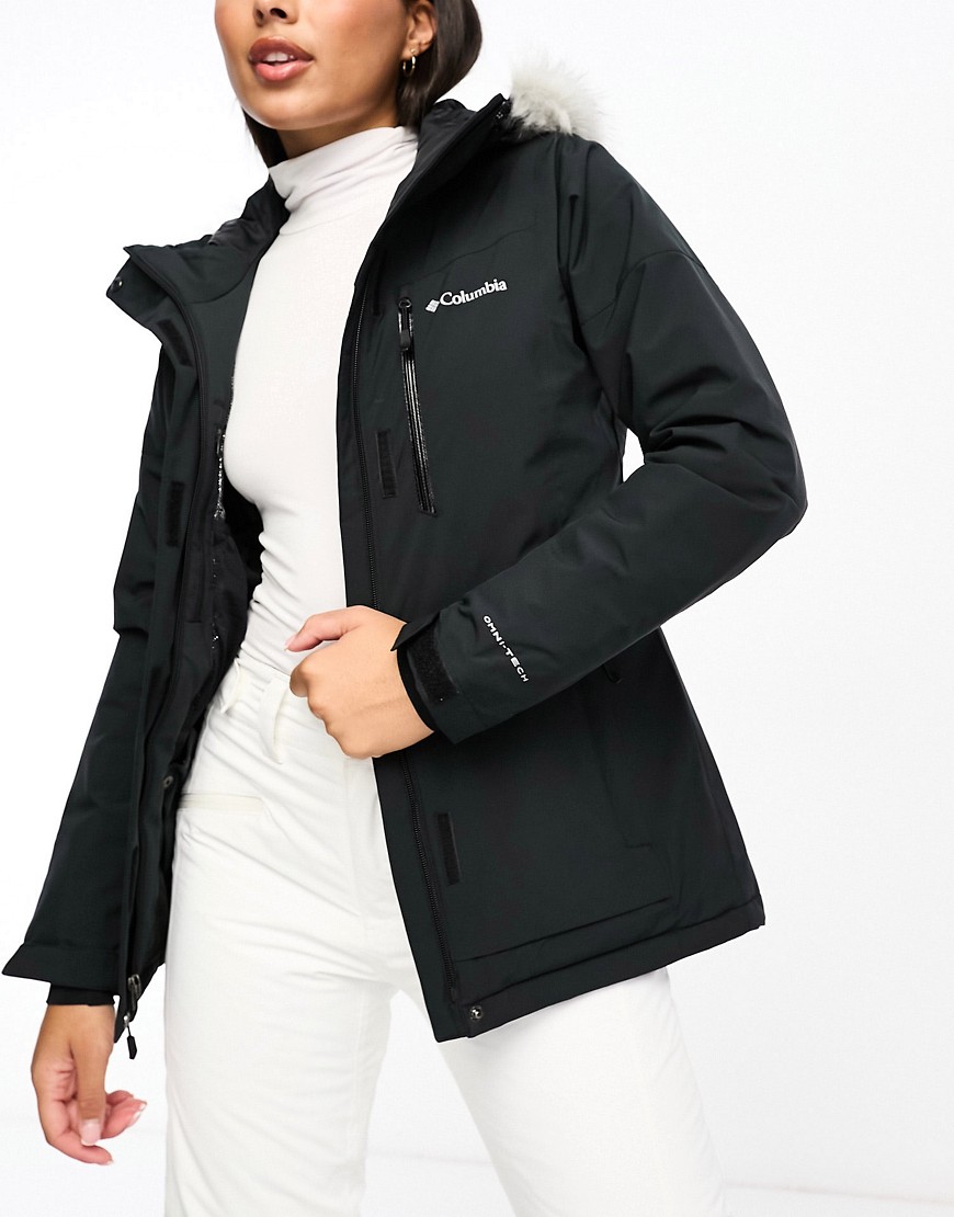 Columbia Ava Alpine insulated ski jacket in black
