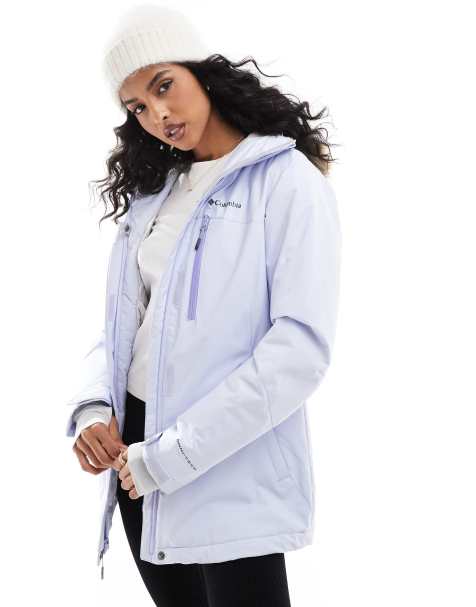 Columbia – Ava Alpine – Isolierte Skijacke in Snowdrift-Lila - view 1