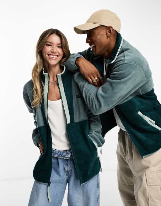 Columbia – Back Bowl – Blaue Fleece-Jacke mit Reißverschluss