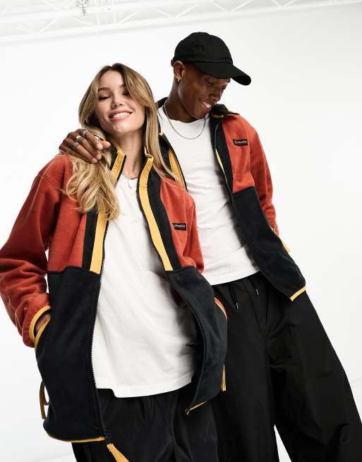 Columbia - Back Bowl - Fleece met rits in grijs en rood