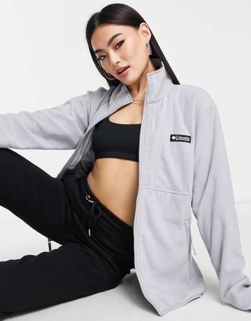 Columbia - Back Bowl - Lichtgewicht fleece in grijs, exclusief bij ASOS 