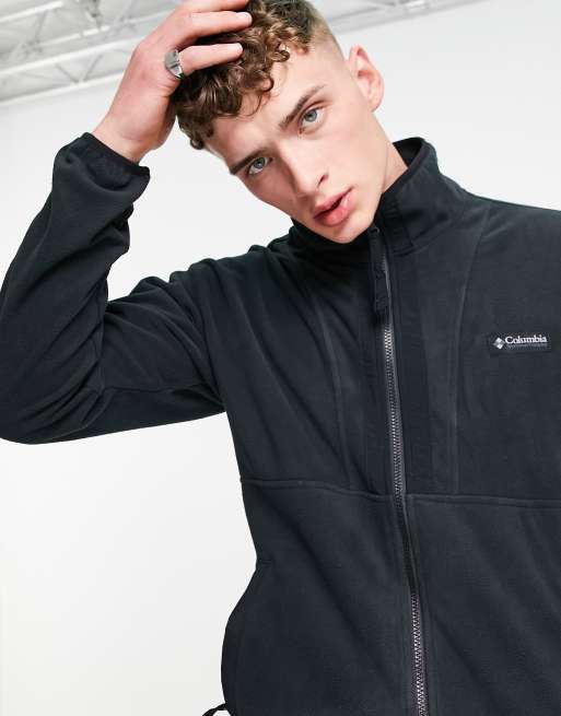 Columbia Back Bowl full zip fleece in orange Exclusive at ASOS