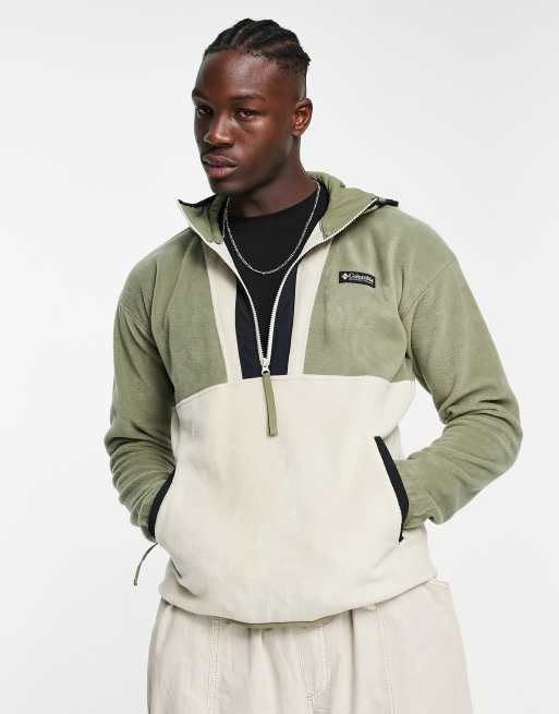 Green sherpa outlet hoodie