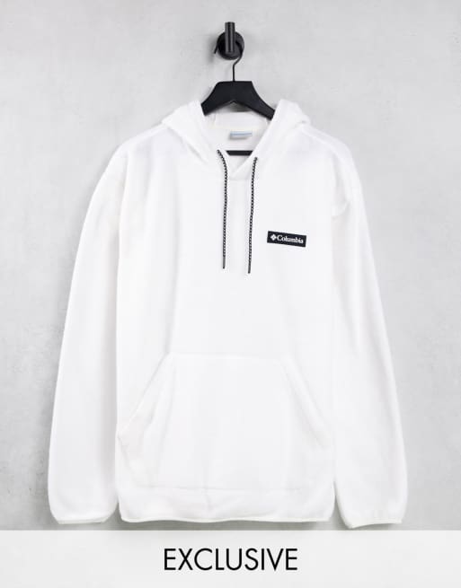 Columbia Backbowl hoodie in white Exclusive at ASOS