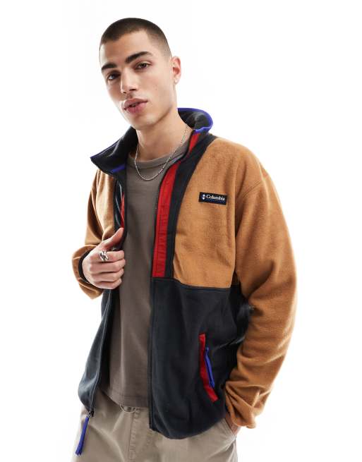 Columbia - Backbowl II - Brun fleece med fuld lynlås