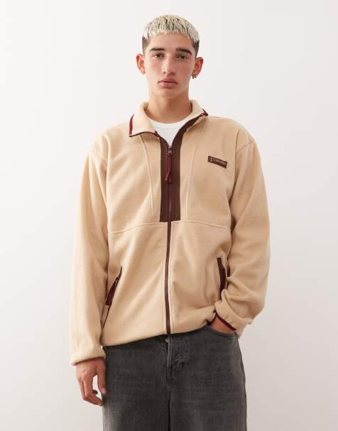 Columbia – Backbowl II – Fleece-Jacke in Beige mit durchgehendem Reißverschluss - view 1
