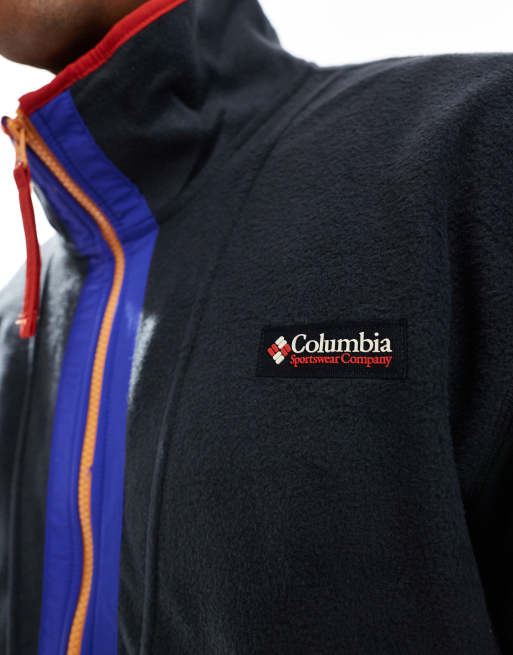 Columbia – Backbowl II – Fleecejacke in Schwarz mit Reißverschluss, 2 von 4