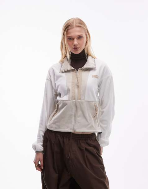 Columbia Backbowl II full zip fleece in beige - view 1