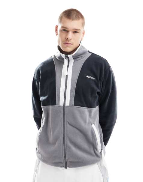 Columbia Backbowl II full zip fleece in black - view 1