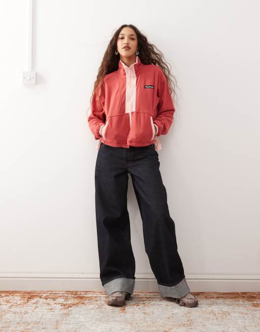 Columbia Backbowl II Full Zip Fleece in Dare Devil, Pink Sand | ASOS